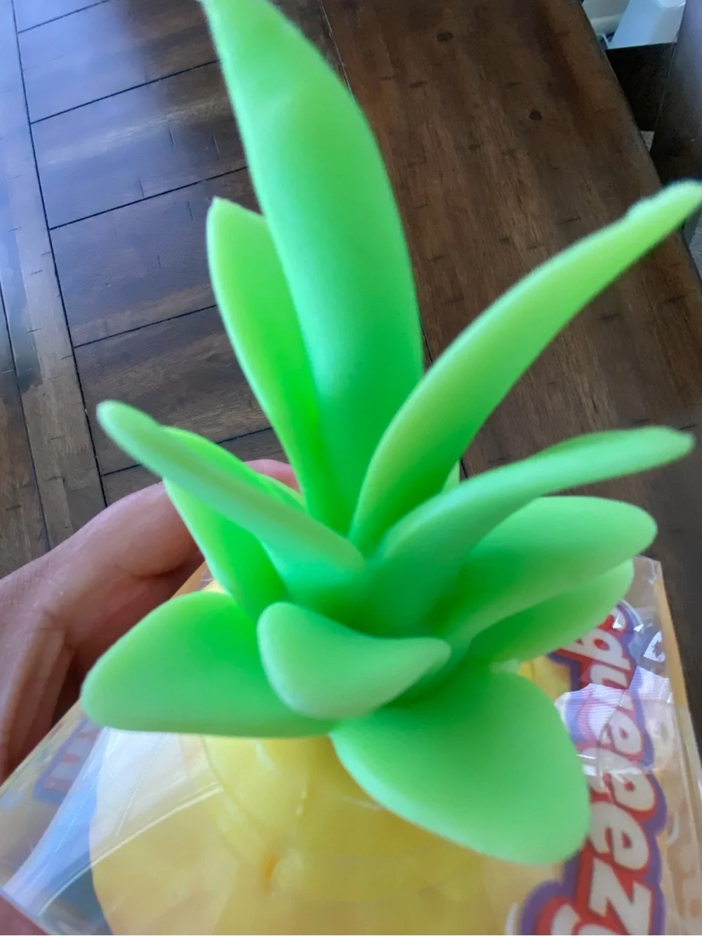 Pineapple Squeezable Toy - Yellow & Green